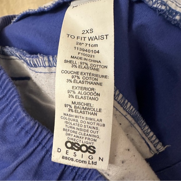 ASOS Blue Short Shorts - Picture 8 of 8